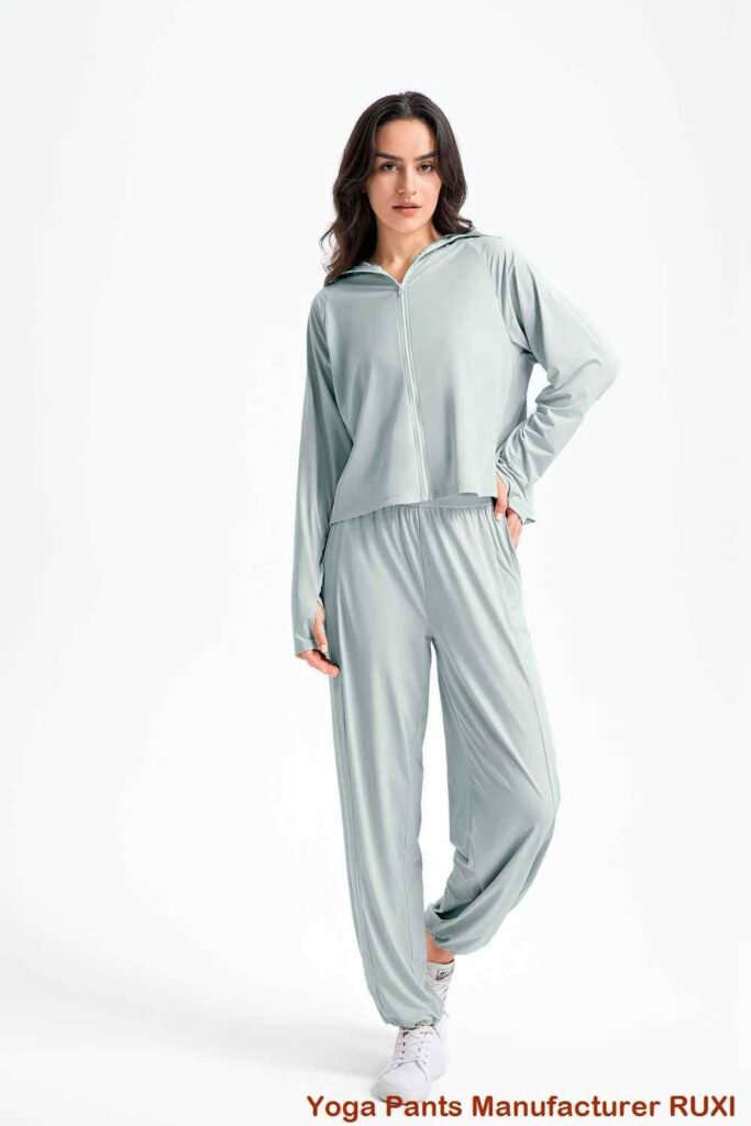 dámske legíny s vreckami RUXI