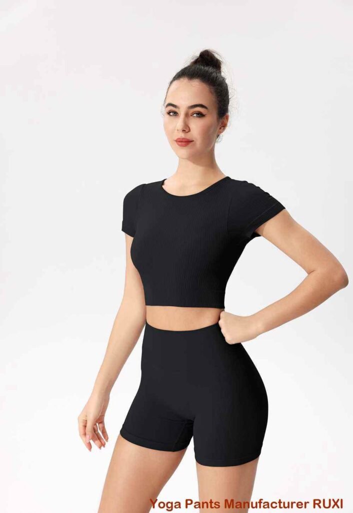 levanduľové bežecké šortky RUXI